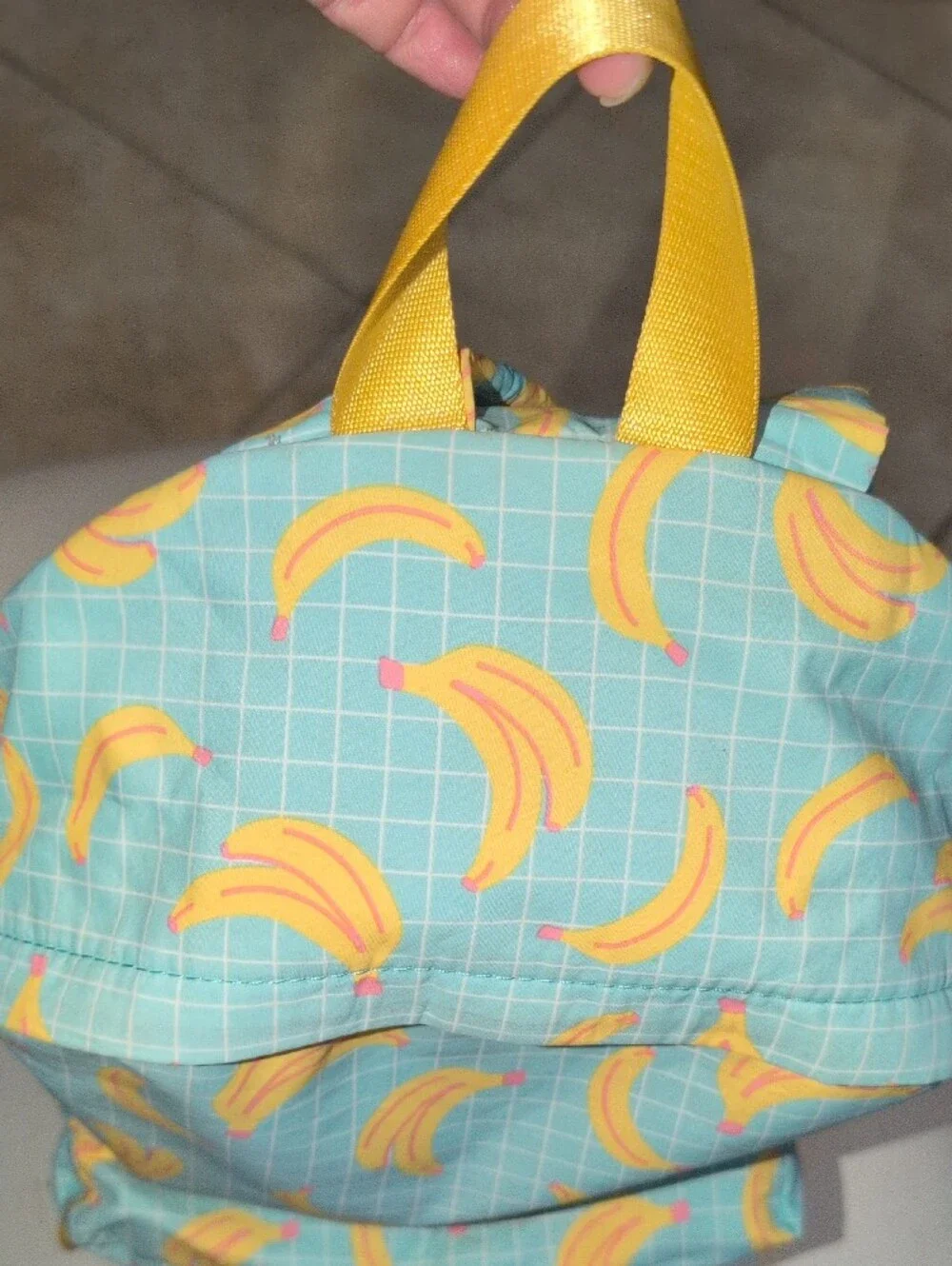 2018 Limited Edition Museum Of Ice Cream X Art Class Banana Grid Back Pack-Rare